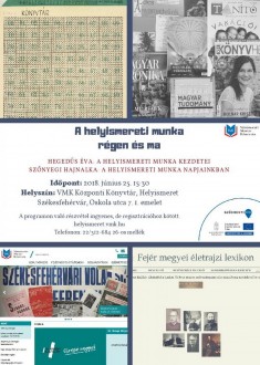 Örökségünk, helyi értékeink - ismeretterjesztő sorozat indul hétfőn